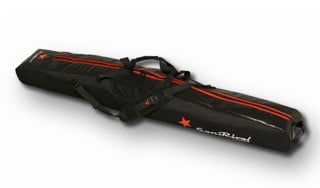 SansRival - travelbag - fin protection - accessory - waterski - color black - red star